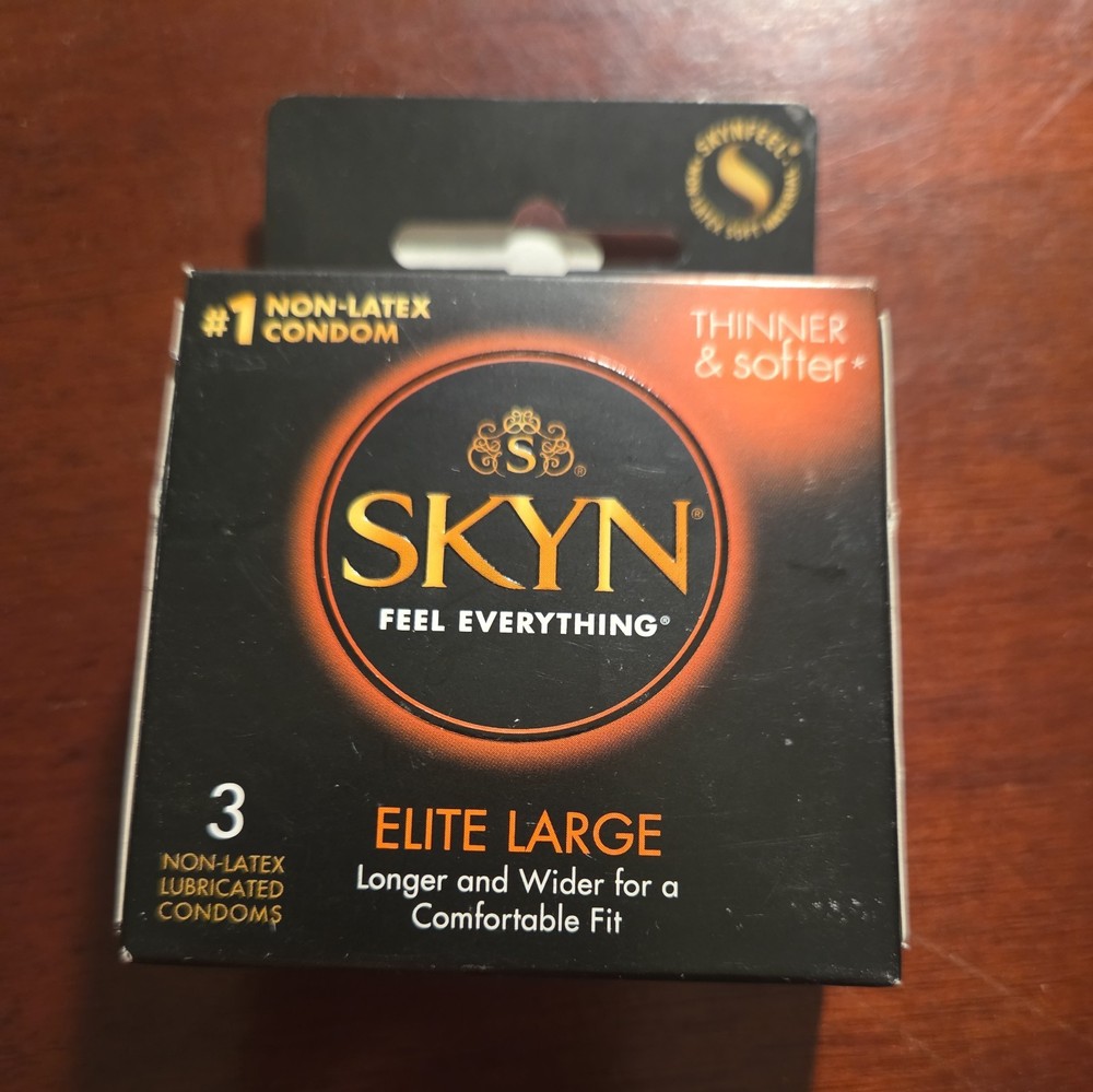 Skyn Large Lubricated Condoms 3 Count