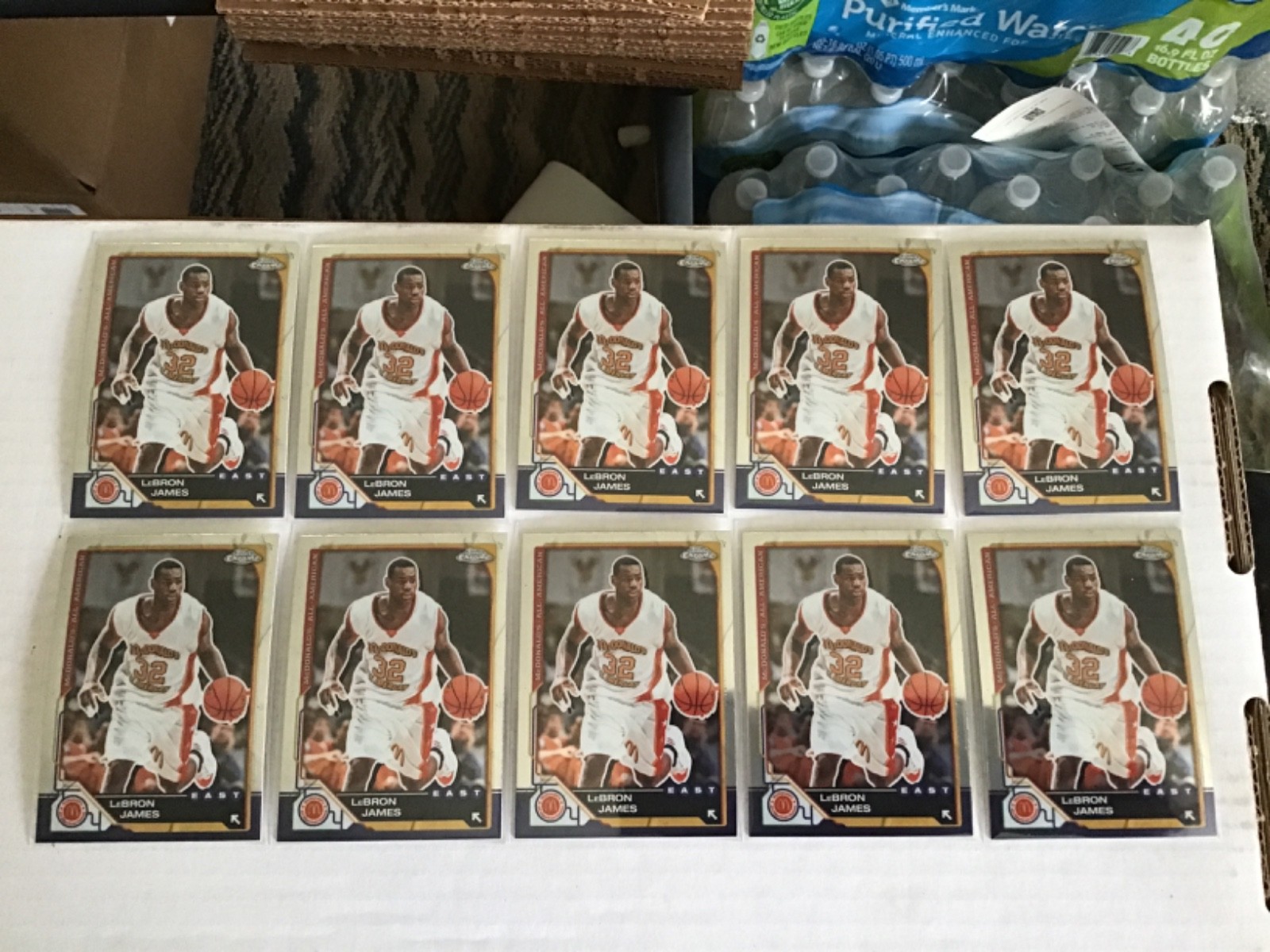 2025 Topps Chrome McDonalds All American Lebron james #98 lot of 10