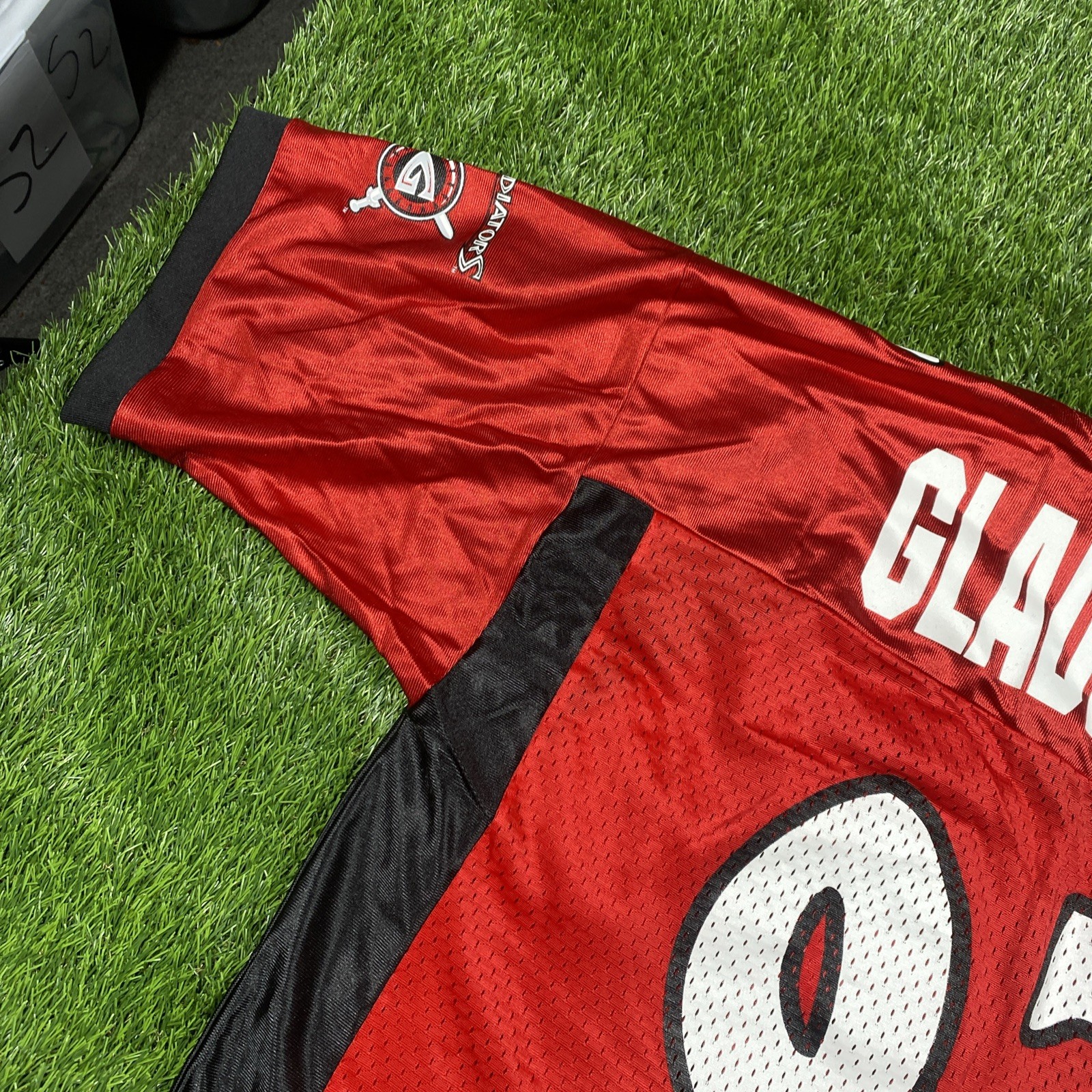 Las Vegas Gladiators Arena Football Jersey Mens Large Red #97 Majestic