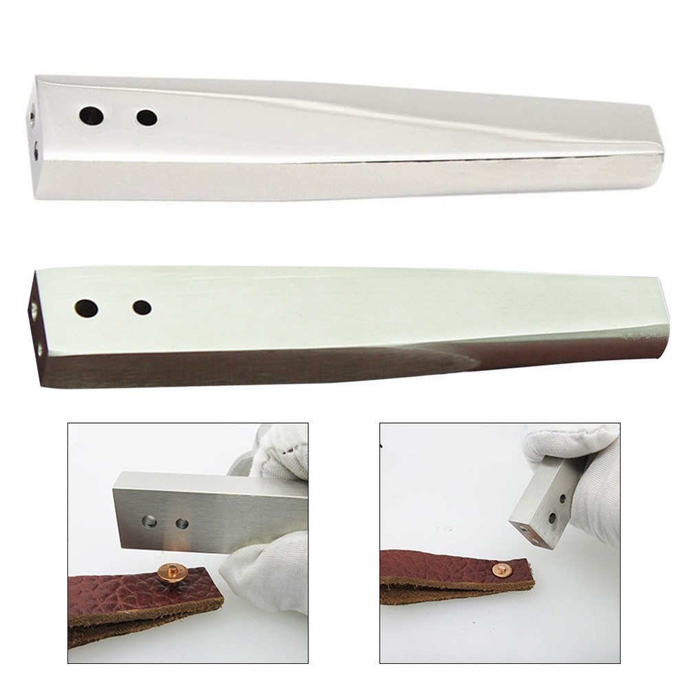 Efficient Copper Rivet Setter Punch Tool Designed for Leatherwork and Repairs