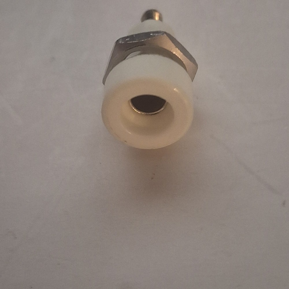 Banana Jack, Panel Mount , White, 15A