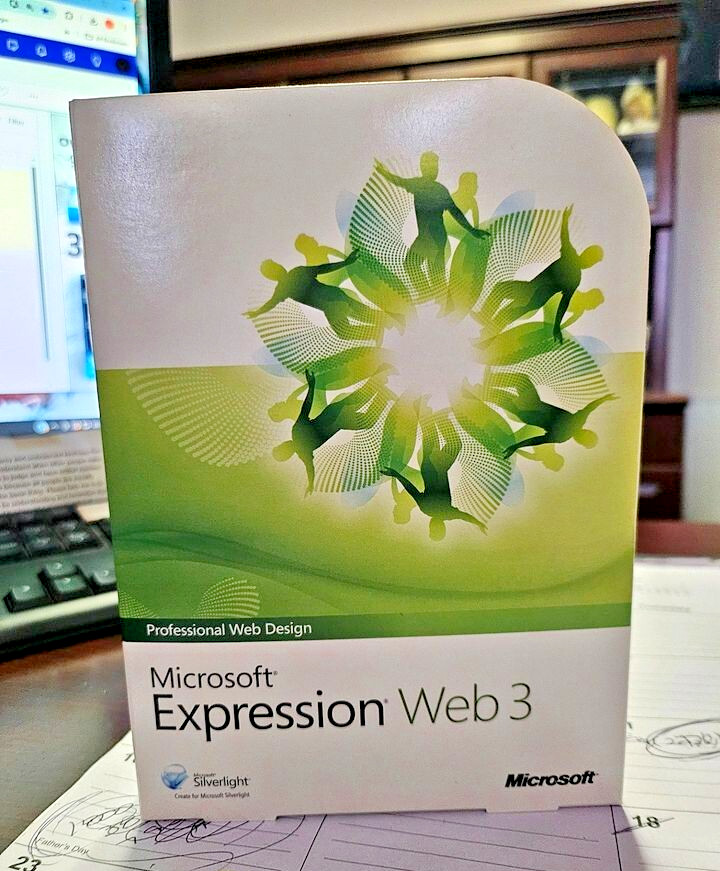 Expression Web 3, Compatible With Windows 7  Includes Product Key And Manual