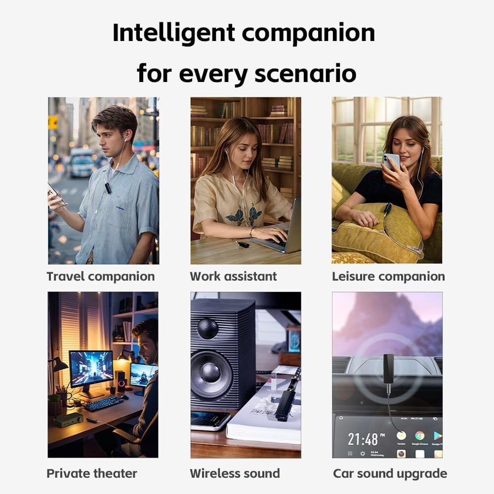 FiiO BTR11 Bluetooth 5.3 Receiver /Wireless Audio Headphone Amplifier (Black)