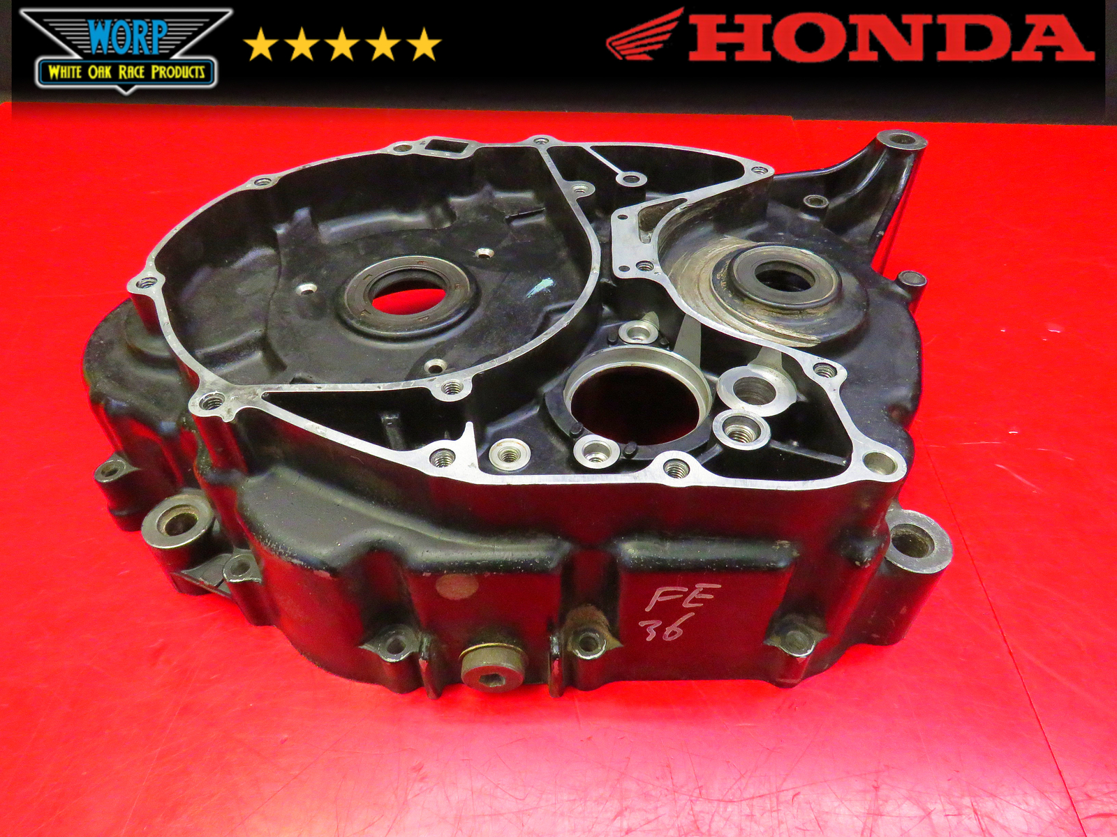 1985 HONDA ATC350X MATCHED CRANK CASE LEFT RIGHT CRANKCASE ENGINE BOTTOM END