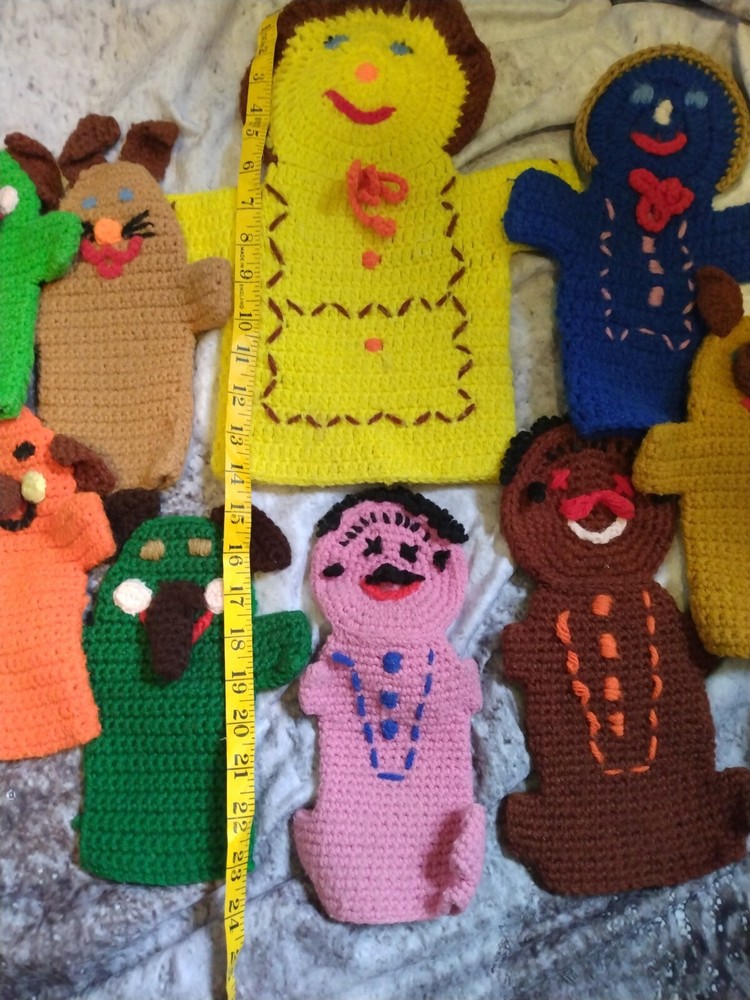 Crochet Puppets (9) Handle Puppets