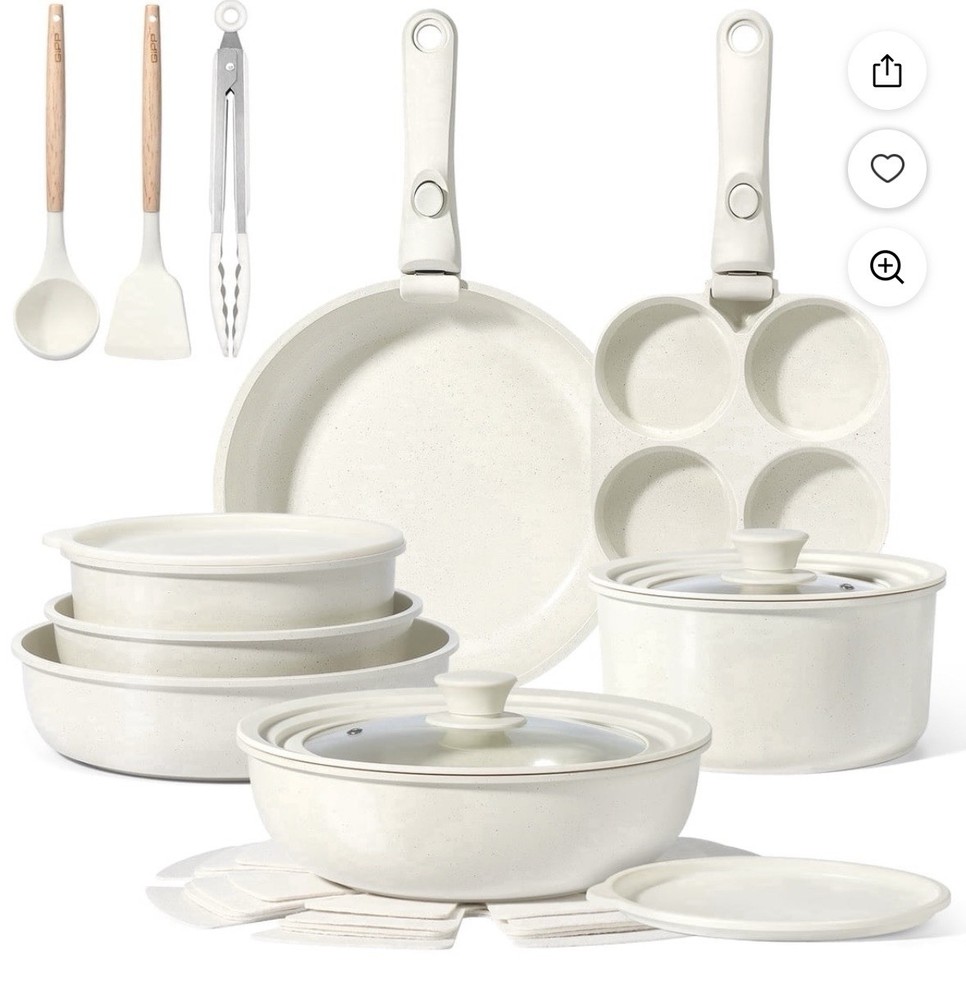 21-piece GIPP cookware set.