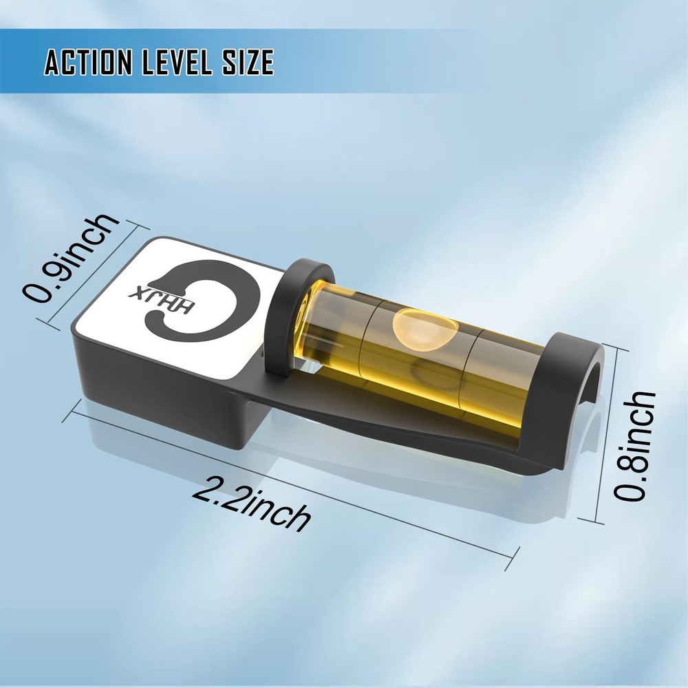 GHHJX Professional Magnetic Scope Leveling Kit Bubble Level Tool Brown