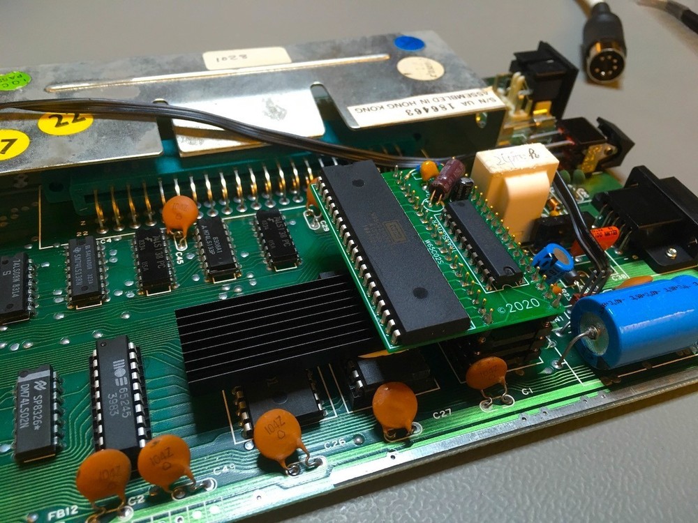 VIC20 CPU 6502 to W65C02S CPU Commodore VIC20 Adapter Board