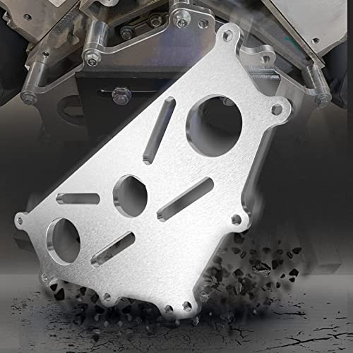 Engine Safe Stand Adapter Plate Compatible with Chevy LS1 Duramax BBC Silver