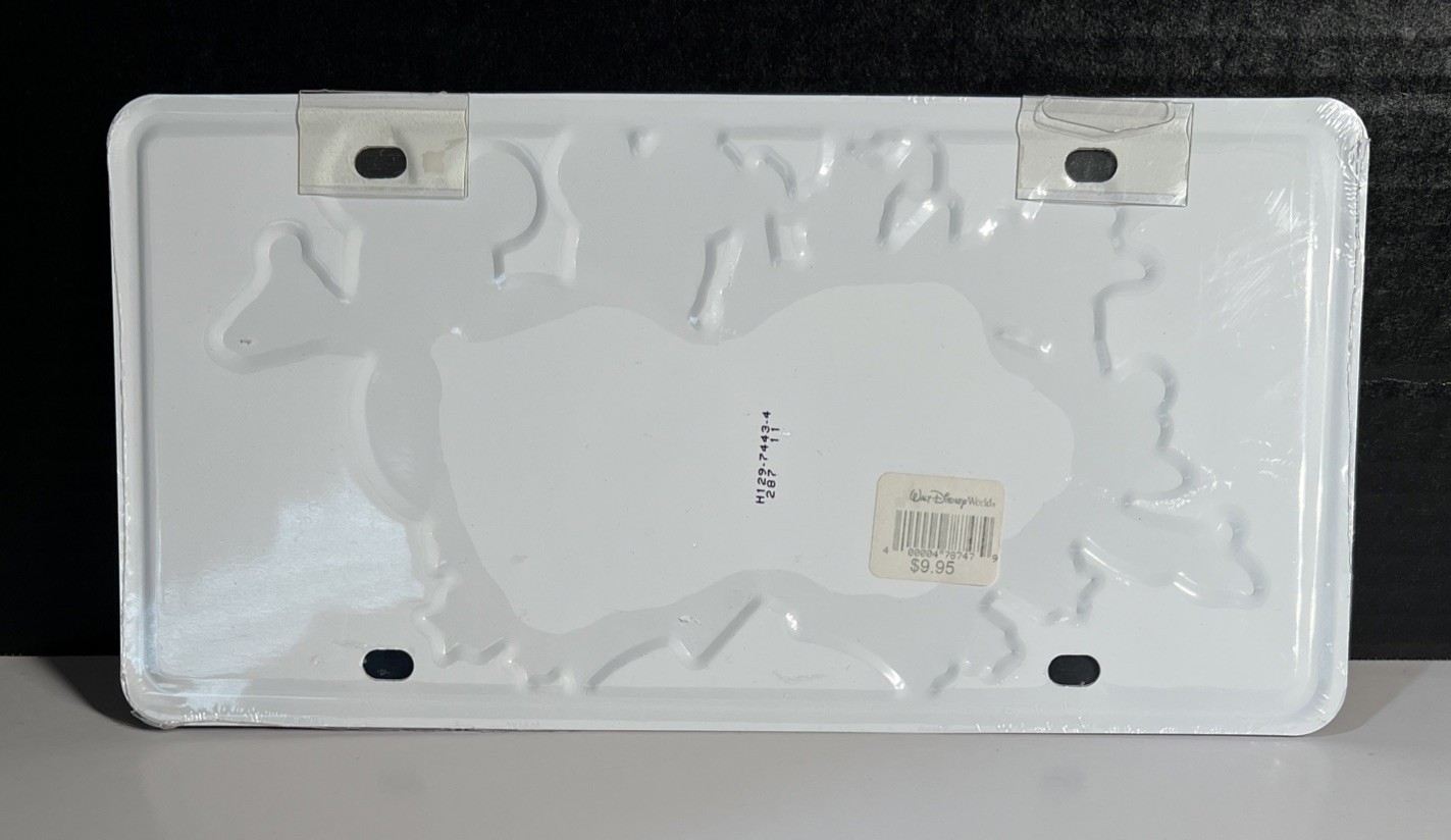 Walt Disney World 2012 License Plate Car Tag WDW Souvenir Mickey & Friends NIP