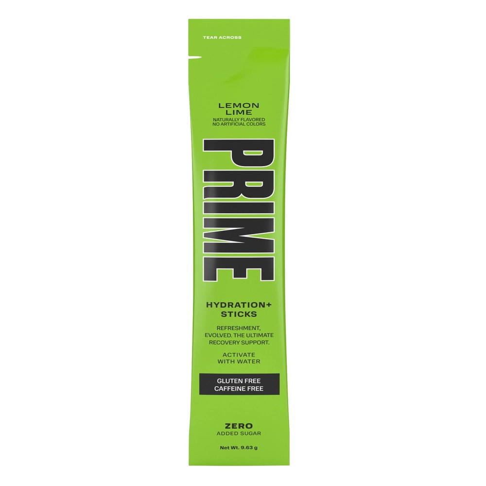 PRIME Hydration Sticks LEMON LIME 6-pack- EXP: 02/25