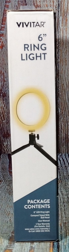 Vivitar 6" Ring Light - Vlog Podcast Essentials - NEW