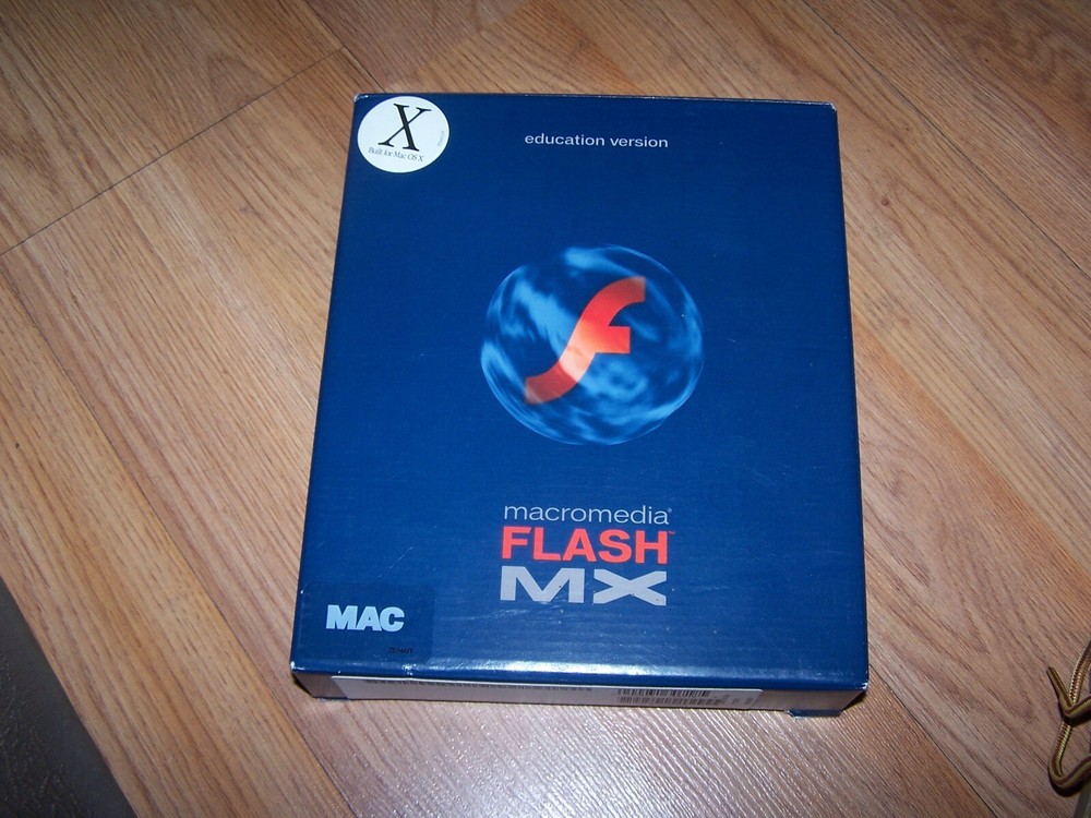 Macromedia Flash MX Macintosh Education Version SOLD AS IS