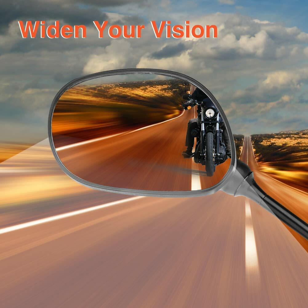 ATV Rear View Side Mirror w/7/8" Handlebar for Polaris Sportsman Honda Foreman