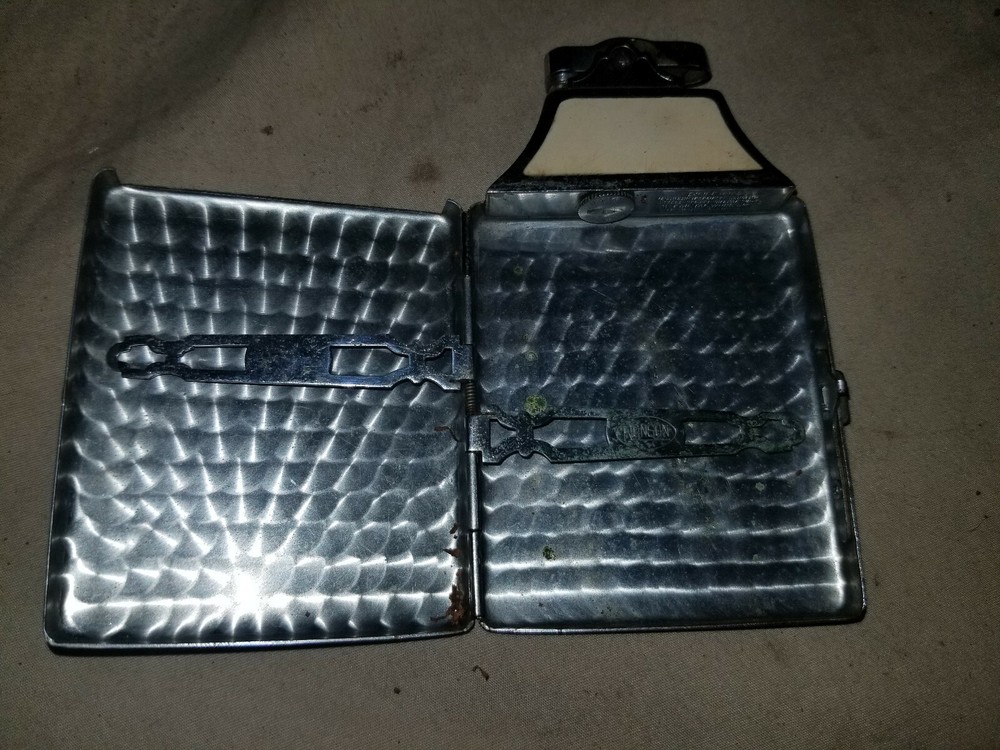 Vintage Mid Century Ronson Cigarette Case Lighter