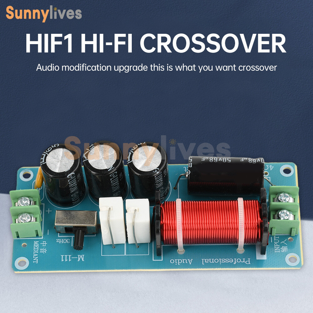 150W Midrange Speaker Frequency Divider Audio Crossover For HiFi Audio Amplifier
