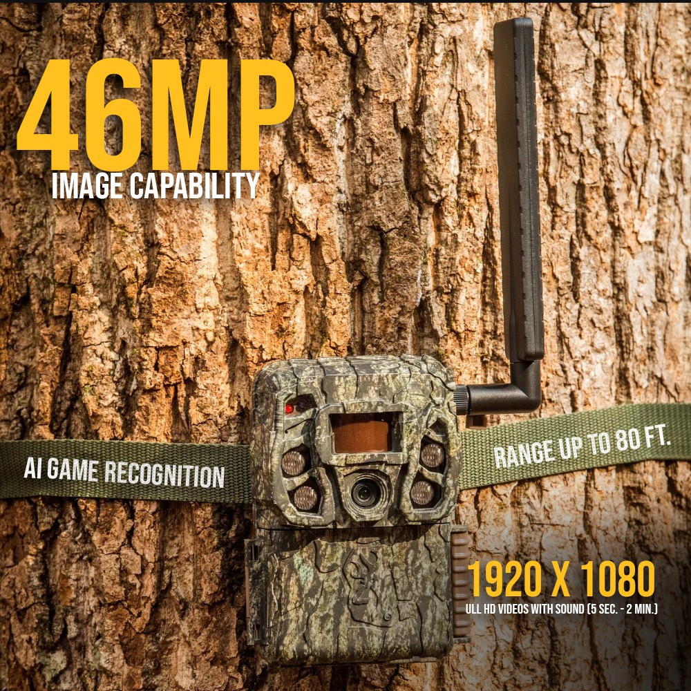 Browning Trail Camera - Defender Wireless Vision Pro HD AI 46MP Bundle