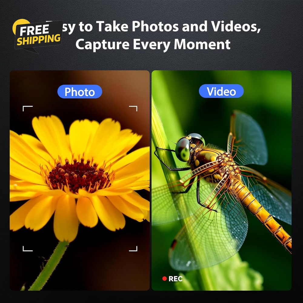 4.3'' IPS Coin Microscope, 1000X Magnification Digital Microscope