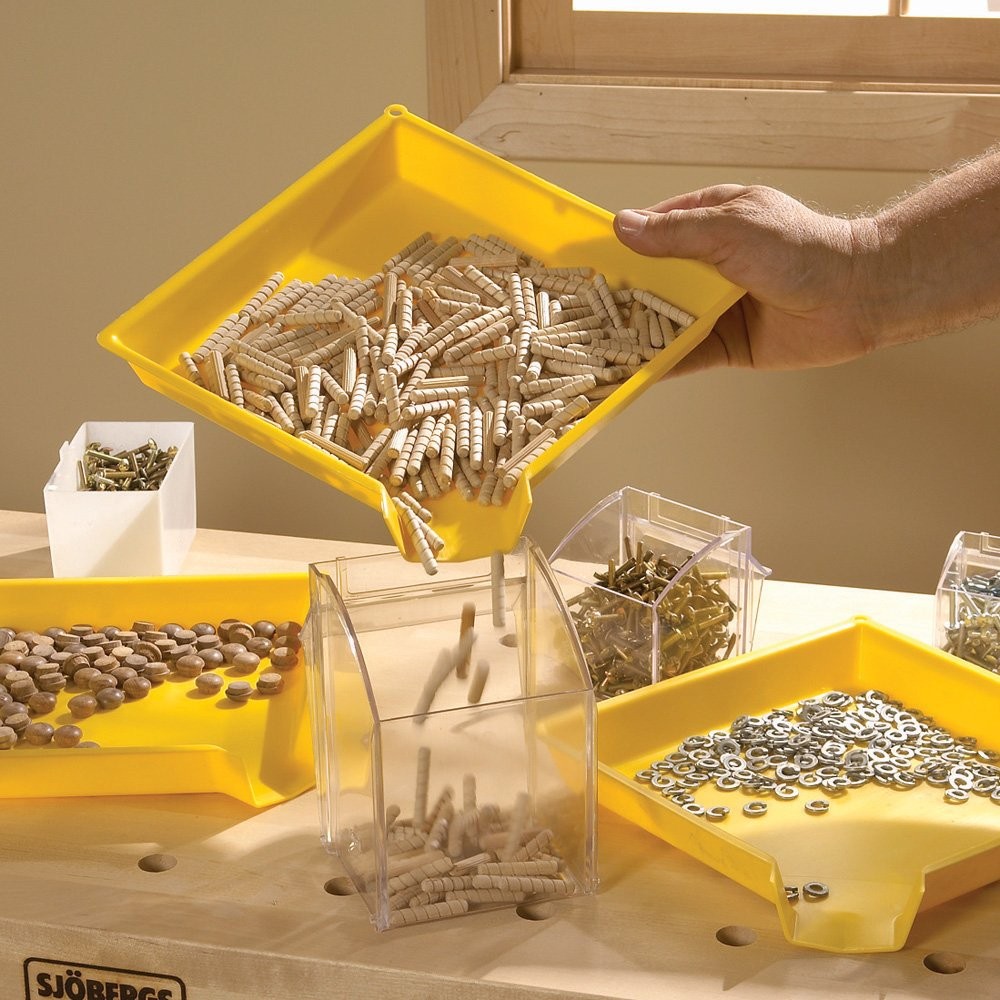 Easy Sorter Funnel Tray - Durable Rectangular Quick Sorting Tray for All Kind...