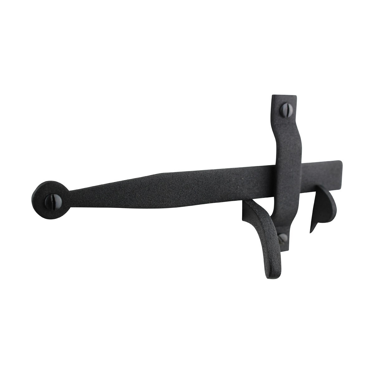 Black Cast Iron Norfolk Door Latches with Mounting Hardware Renovators Supply