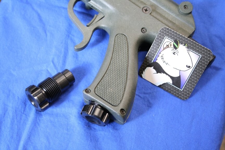 Doc's Custom NSG Splatmaster Speed Wheel- 12 gram changer knob, solid Delrin!