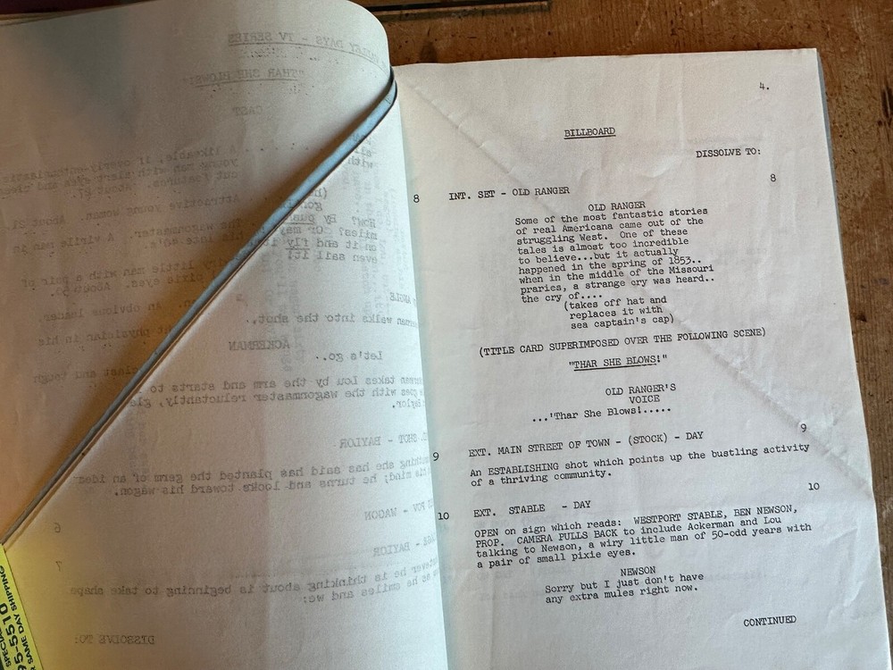 DEATH VALLEY DAYS TV SHOW SCRIPT GEORGE GOBEL PERSONAL
