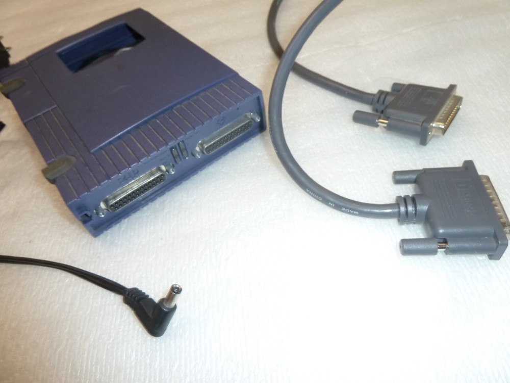 Lomega Zip 100 External Drive Original AC Adapter Parallel Cable