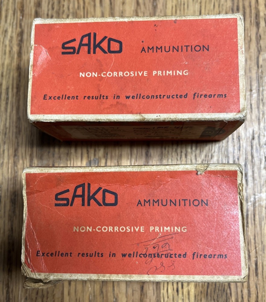 Sako 222 Magnum Empty Ammo Boxes