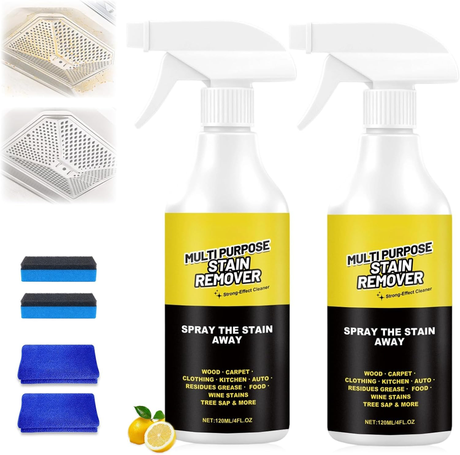 2Pcs Alien Multi-Purpose Stain Remover, All Purpose Cleaner Spray, Powerful Clea
