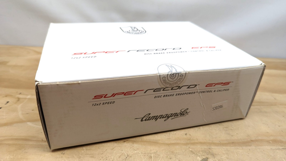 Campagnolo Super Record EPS right Electronic Shift Lever & Front Flat-Mount 160