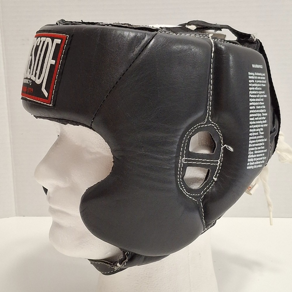 "RINGSIDE", LEATHER, BOXING HEAD PROTECTOR