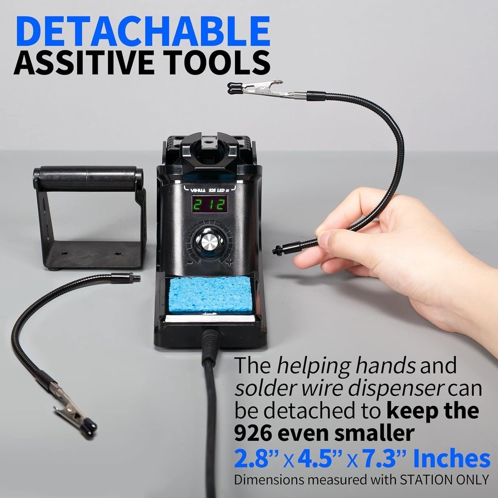 Digital Soldering Iron Station Kit with Adjustable Temperature Control & Display