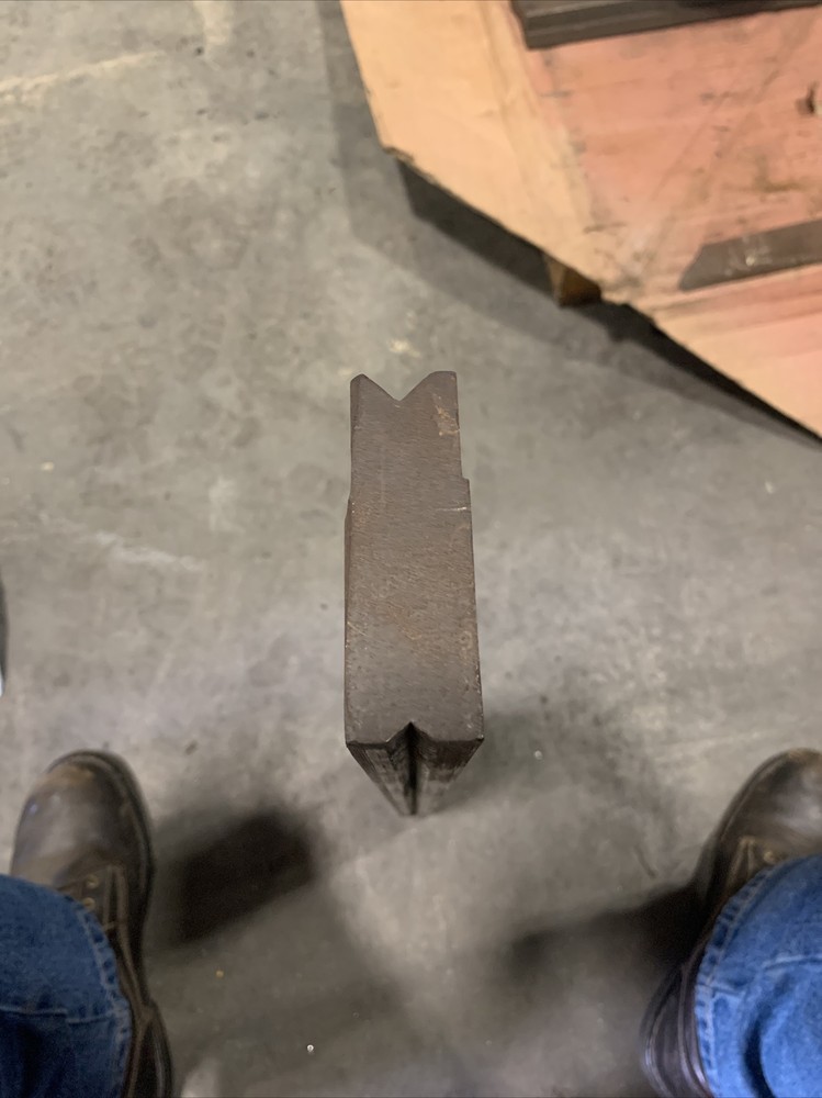 28.5” Double Sided V Bottom Die Press Brake Tooling Used