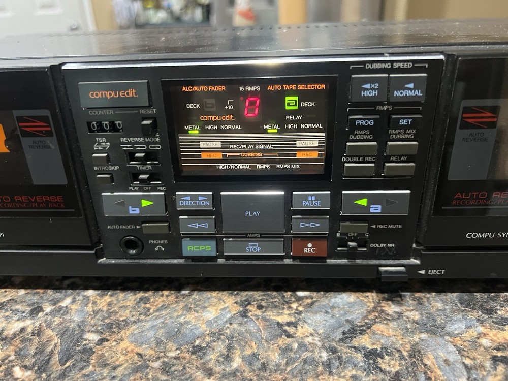 Sansui D-95WR Compu-Synchro Double Reverse Cassette Deck