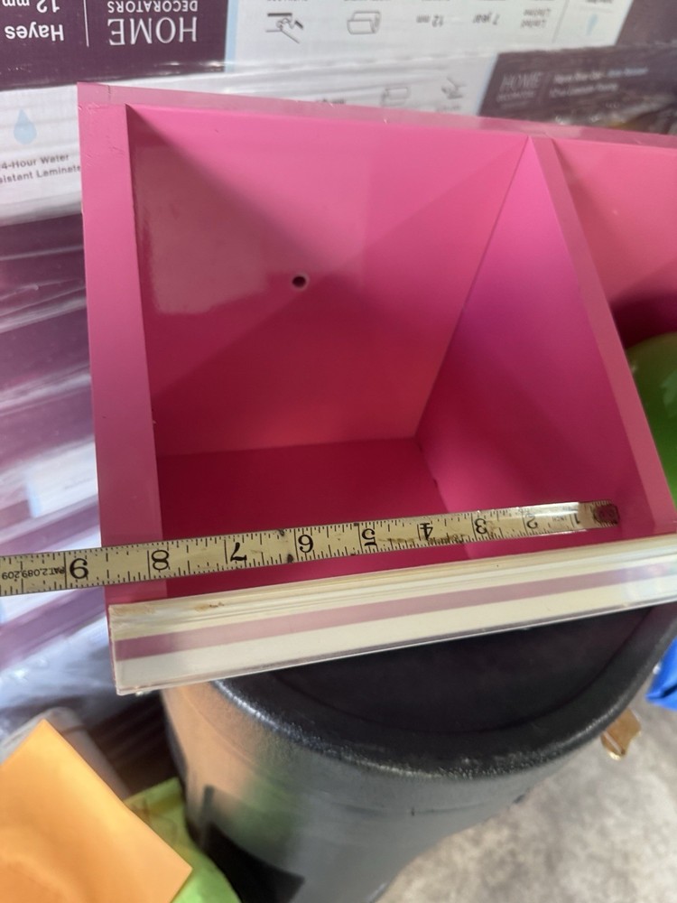 store display shelf container wall mounting clear front open Hanging Container