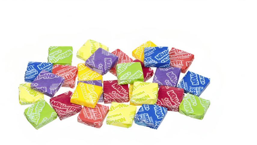 Now & Later Assorted Fruit Candy - 10 Assorted Fruit Flavors - 60 pieces