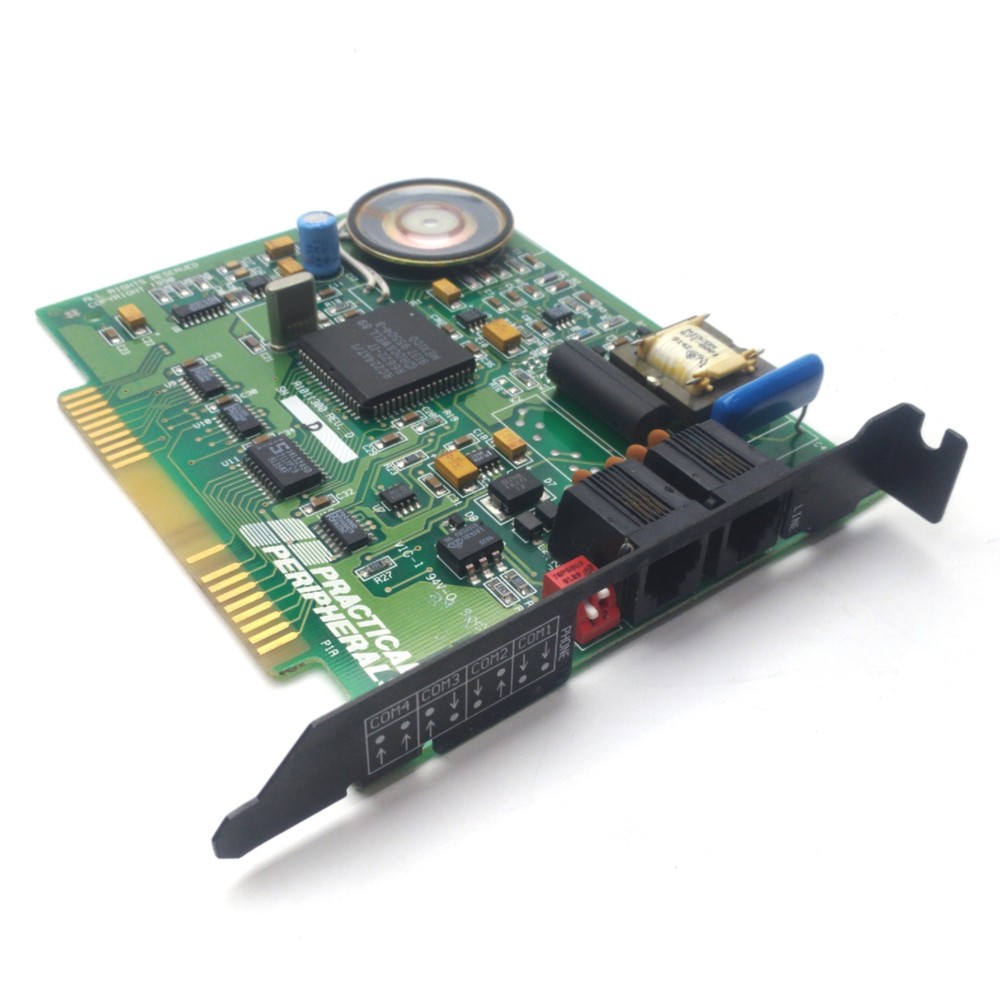 Practical Peripherals A1011300 Dial-Up Modem, ISA, 2x RJ11