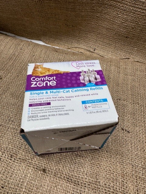 Comfort Zone Single & Multi-Cat Calming Refills- 4 Refills *New