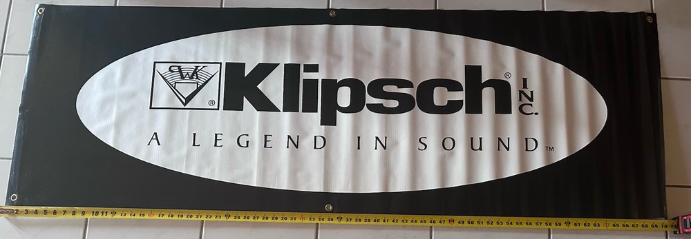 Klipsch Vinyl Banner 6’x2”