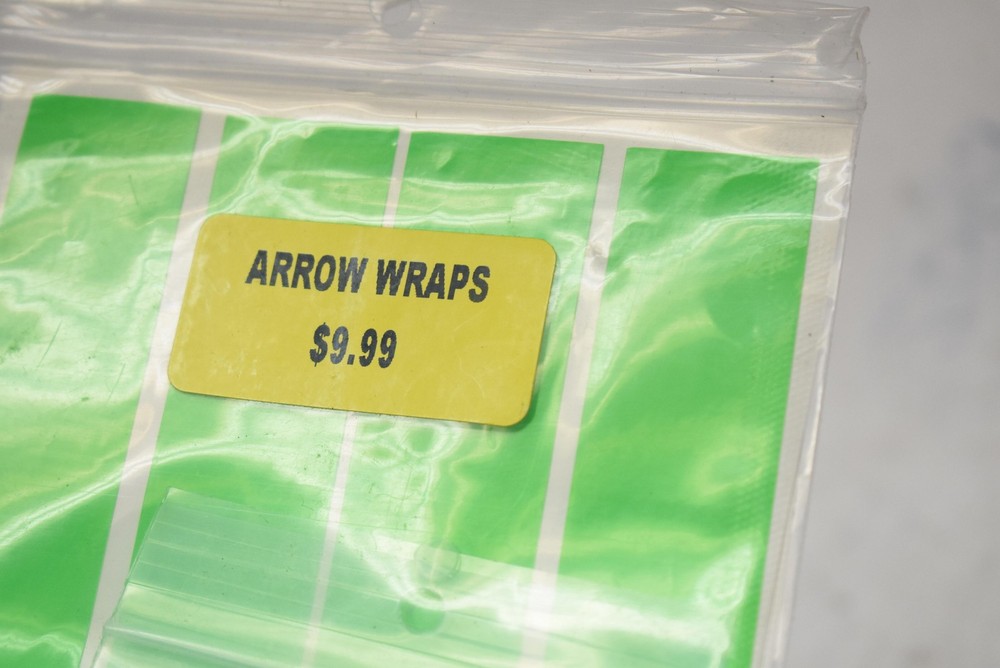 Arrow Wraps Green Set W/ EZ Pull 200GR Points Nock Tying String Archery Neon