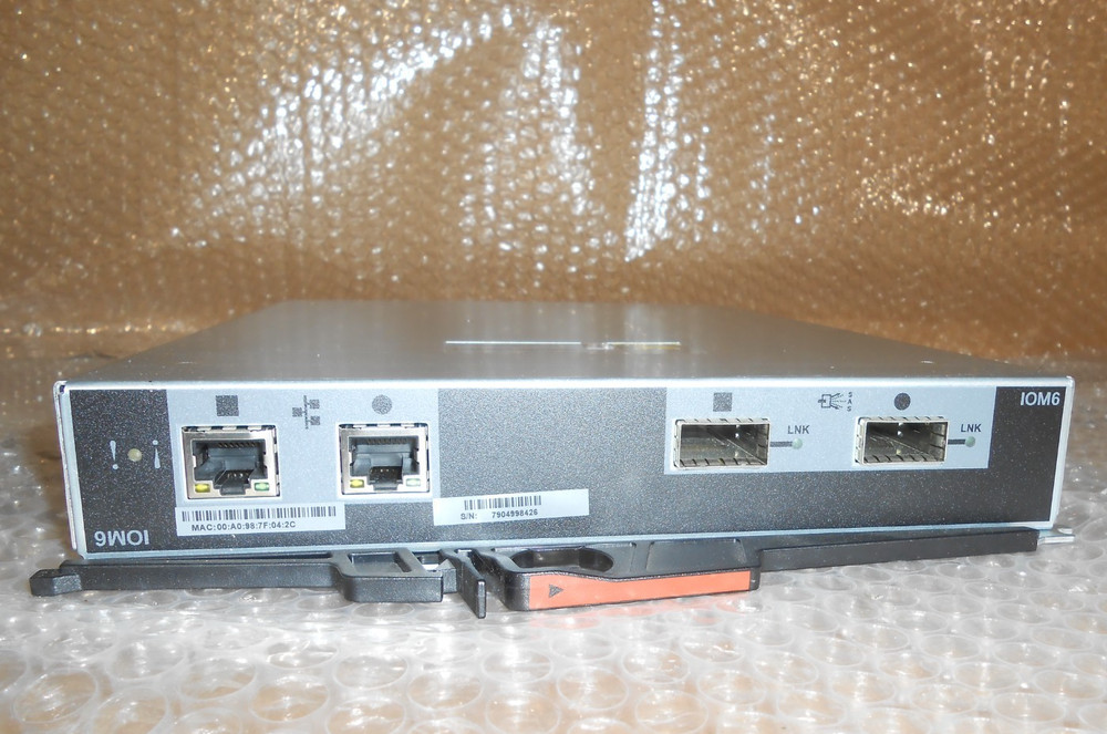 NetApp IOM6 SAS Storage Controller Ethernet Server Module P/N: 111-00190+B1