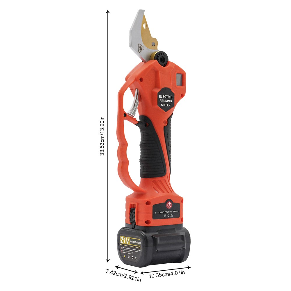 Electric Pruner Cordless Pruning Shears Extension Pole Bar Tool Lithium Battery