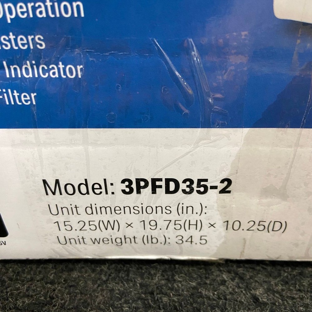 PERFECT AIRE 35Pt Dehumidifier 3PFD35-2*