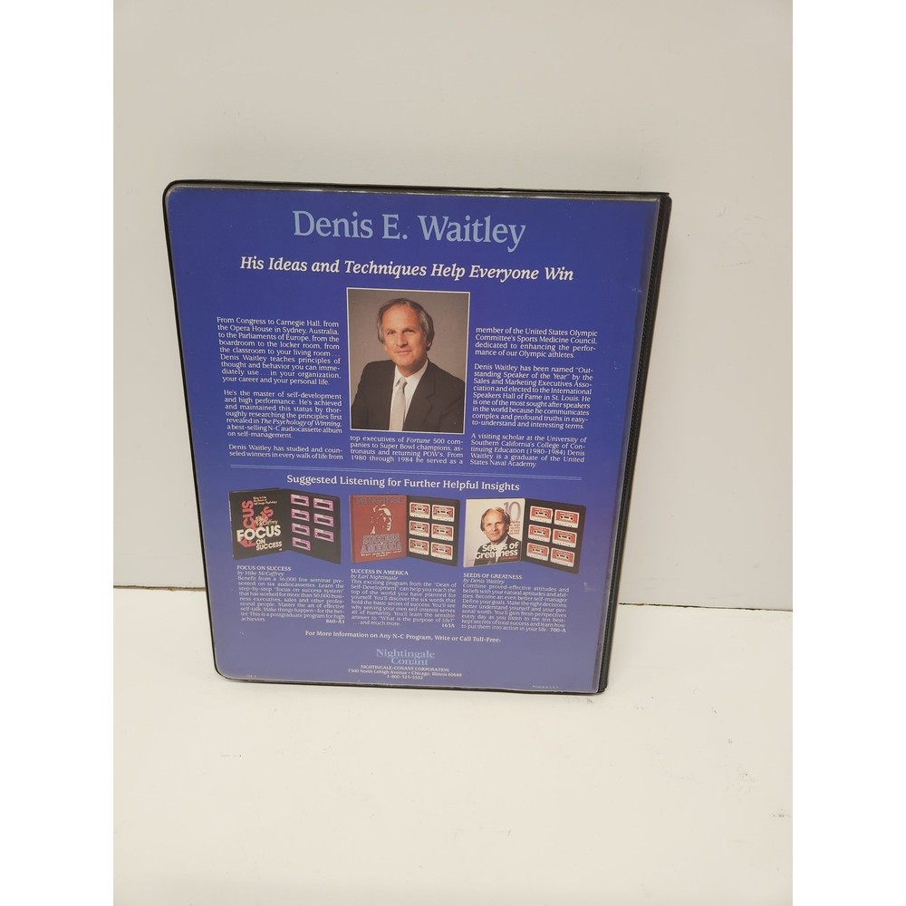 Inner Winner Cassette Tape Set Denis Waitley Self Development High Performance