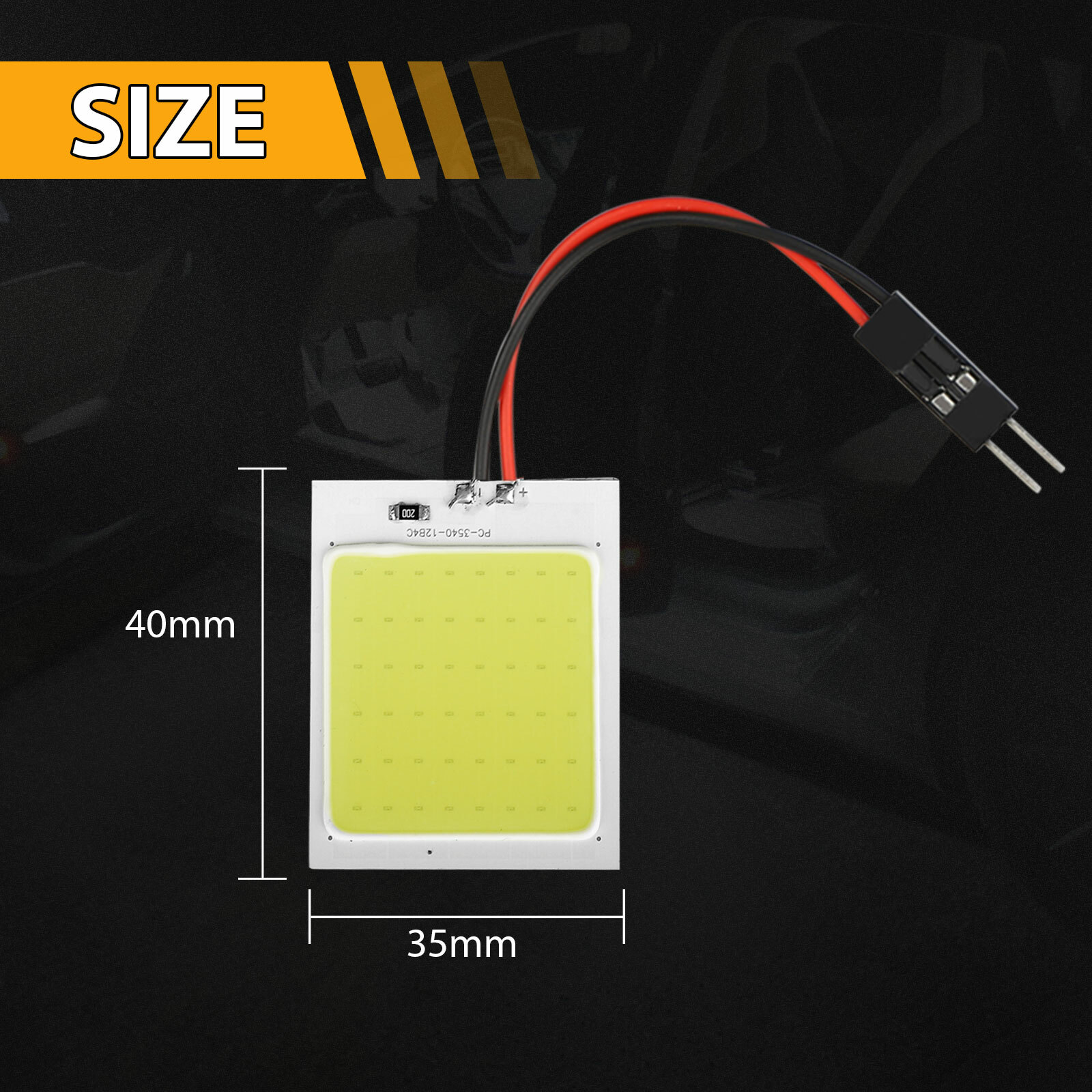 10pcs 48SMD Panel LED Festoon T10 BA9S Car Interior Dome Map Light Bulbs White