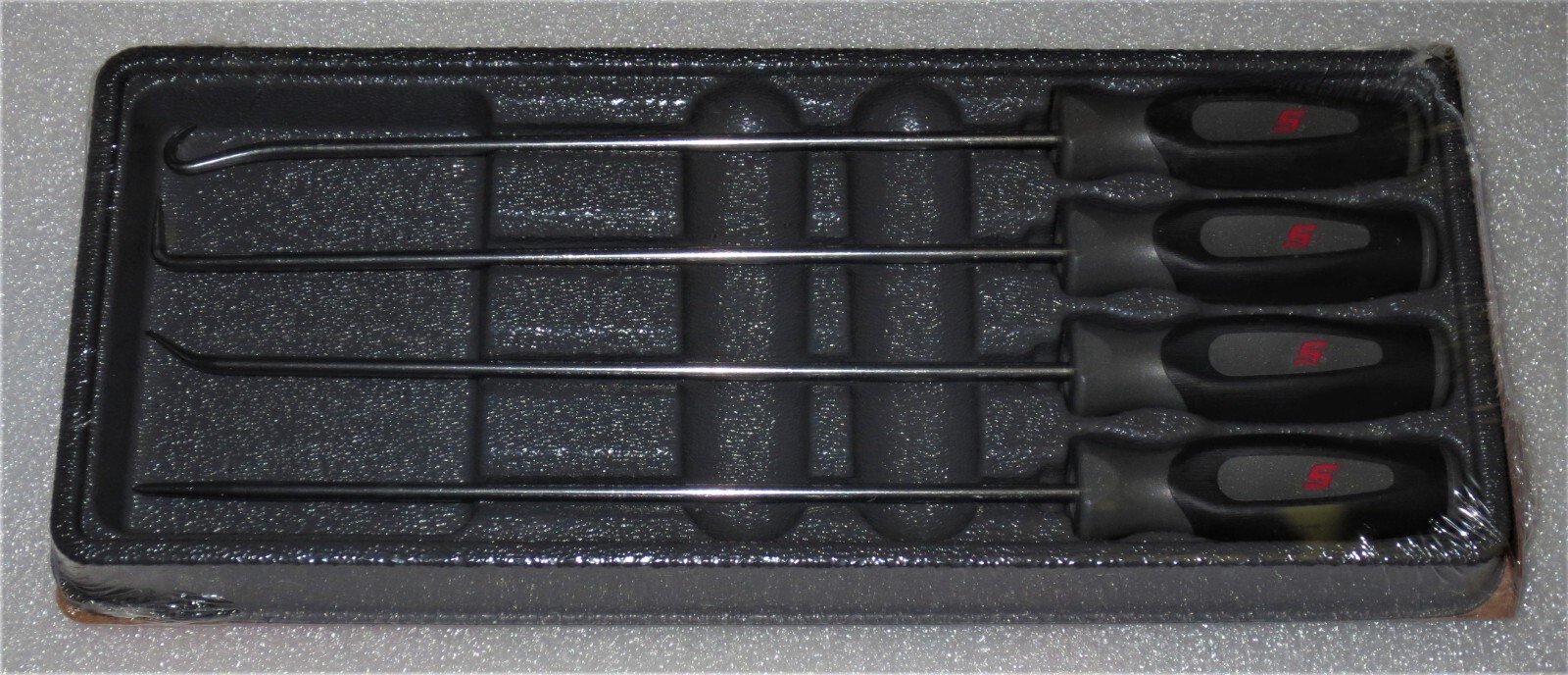 *NEW* Snap-on LONG Pick Set SGLASA204CDT *TITANIUM SOFT HANDLES* NEW & SEALED!