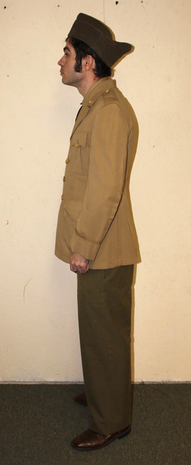 Lot of 2 US Army Wool Officer Jackets 1940's WWII Military Collectibles 36R