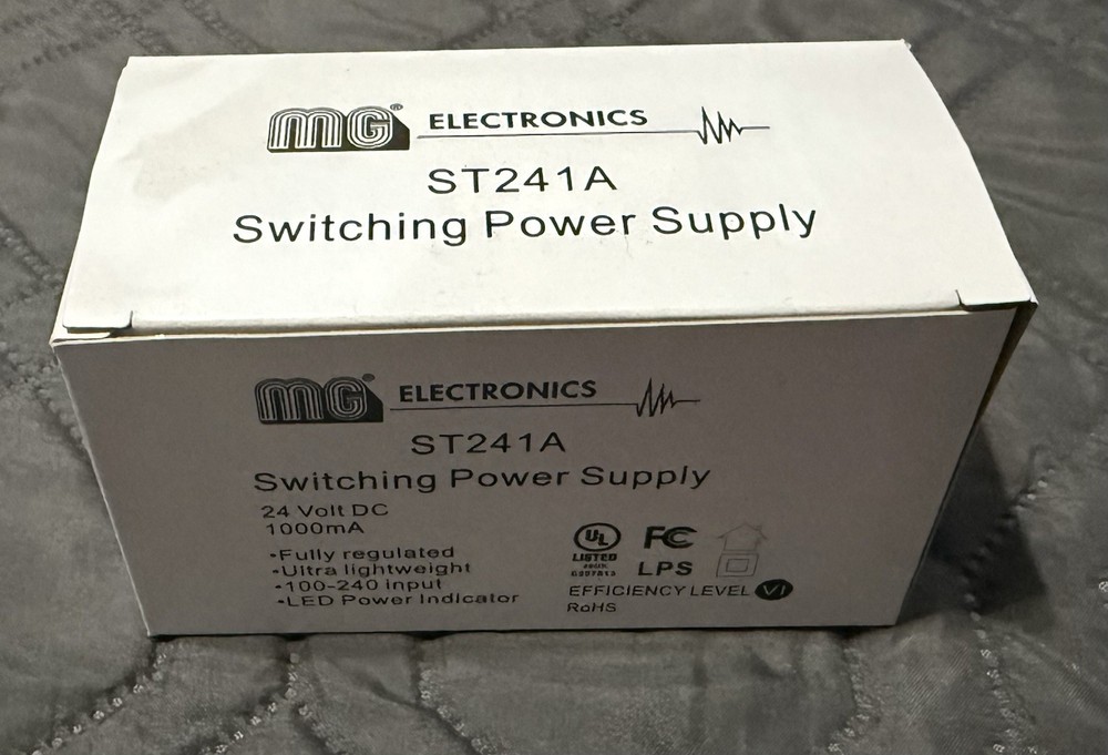 MG Electronics ST241A Power Supply 24VDC 1A