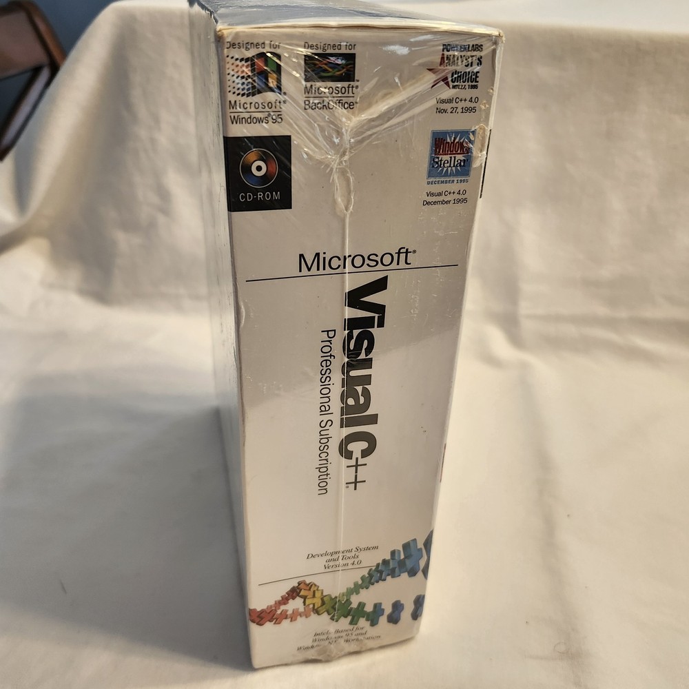 Microsoft Visual C++ Version 4.0 PC CD-ROM for Windows 95/NT 1995 Professional