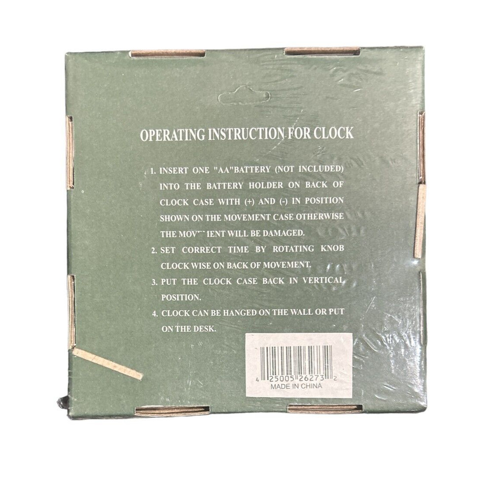 Raven Quartz Wall Clock - Gold Color